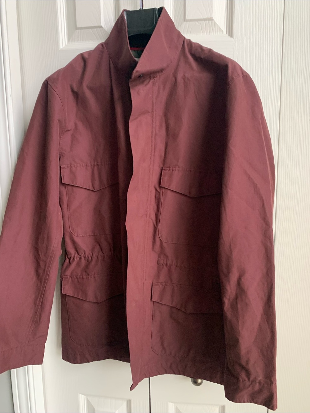 Herschel Supply Company Men's Maroon Military Field Jacket (SZ S)